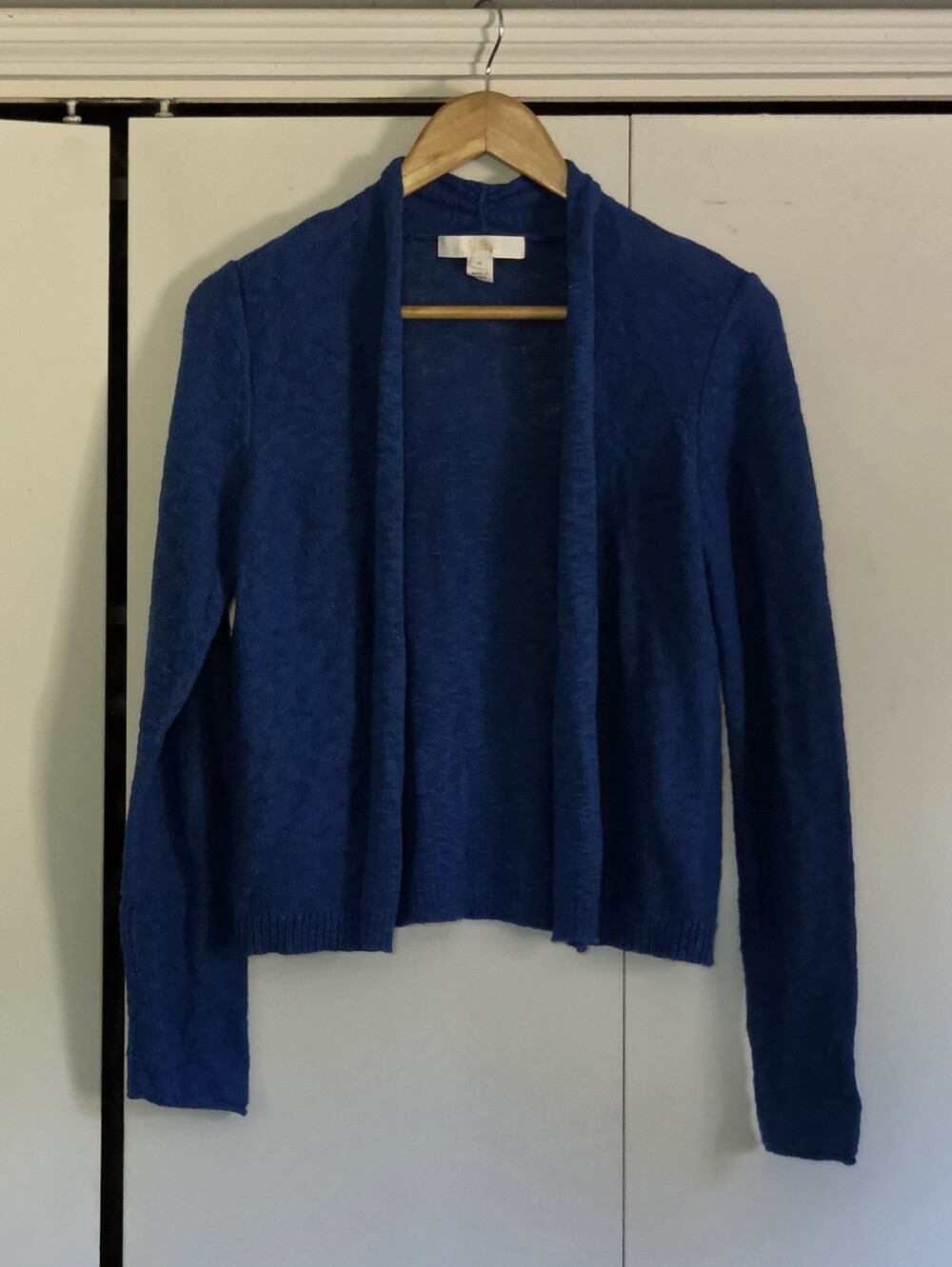 Lilly Pulitzer Blue Open-Front Women's Cardigan Sweater